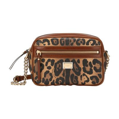 Medium leo-print crossbody bag | 24S US