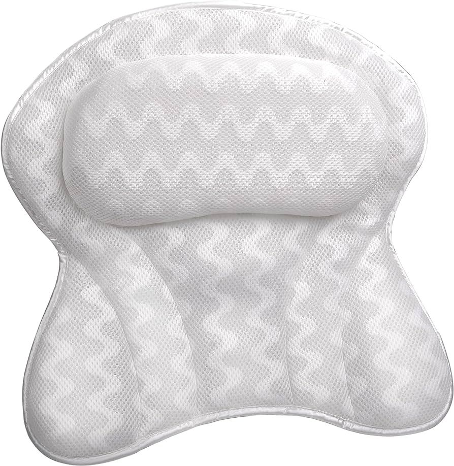 Sierra Concepts Bath Pillow Spa Bathtub Ergonomic for Tub, Neck, Head, Shoulder Pillows Support C... | Amazon (US)