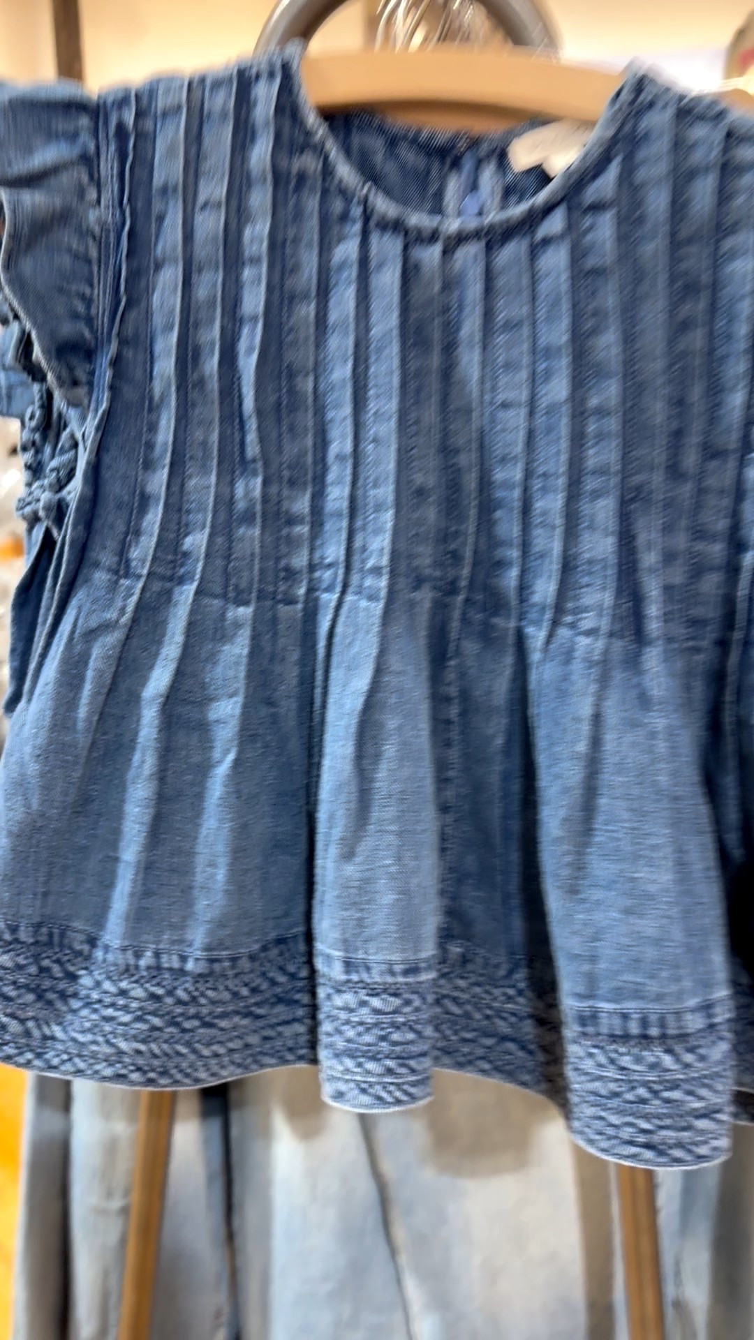 How cute is this soft denim top from Anthropologie! It’s lightweight and swingy. Would be super cute with leggings. A great style for petites! Tagging a few more cute tops I am drawn to at the moment, too  

#LTKPetite #LTKMidsize #LTKStyleTip