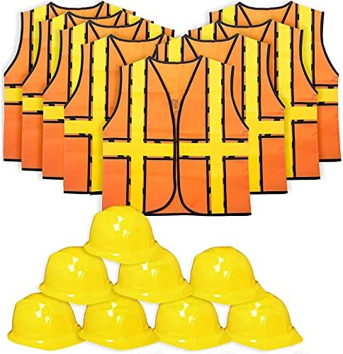 Tigerdoe Party Dress Up - Construction Party - Birthday Favors -Construction Worker - Yellow Hats | Amazon (US)