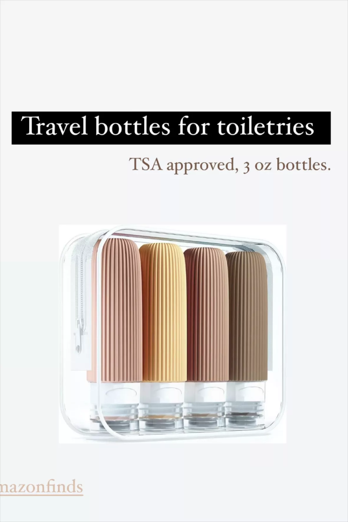  Mrsdry Travel Bottles for Toiletries, Tsa Approved 3oz