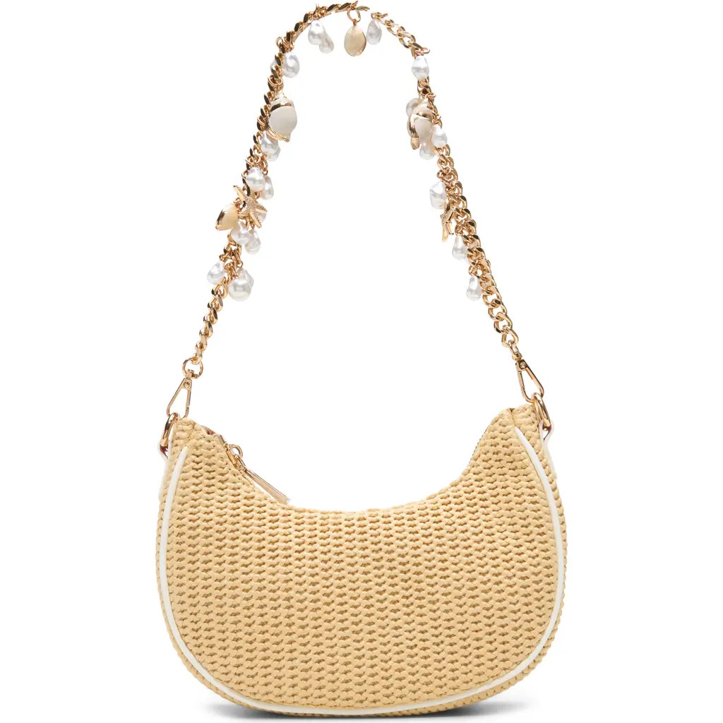 ALDO Beach Glow X Woven Shoulder Bag in Natural at Nordstrom | Nordstrom