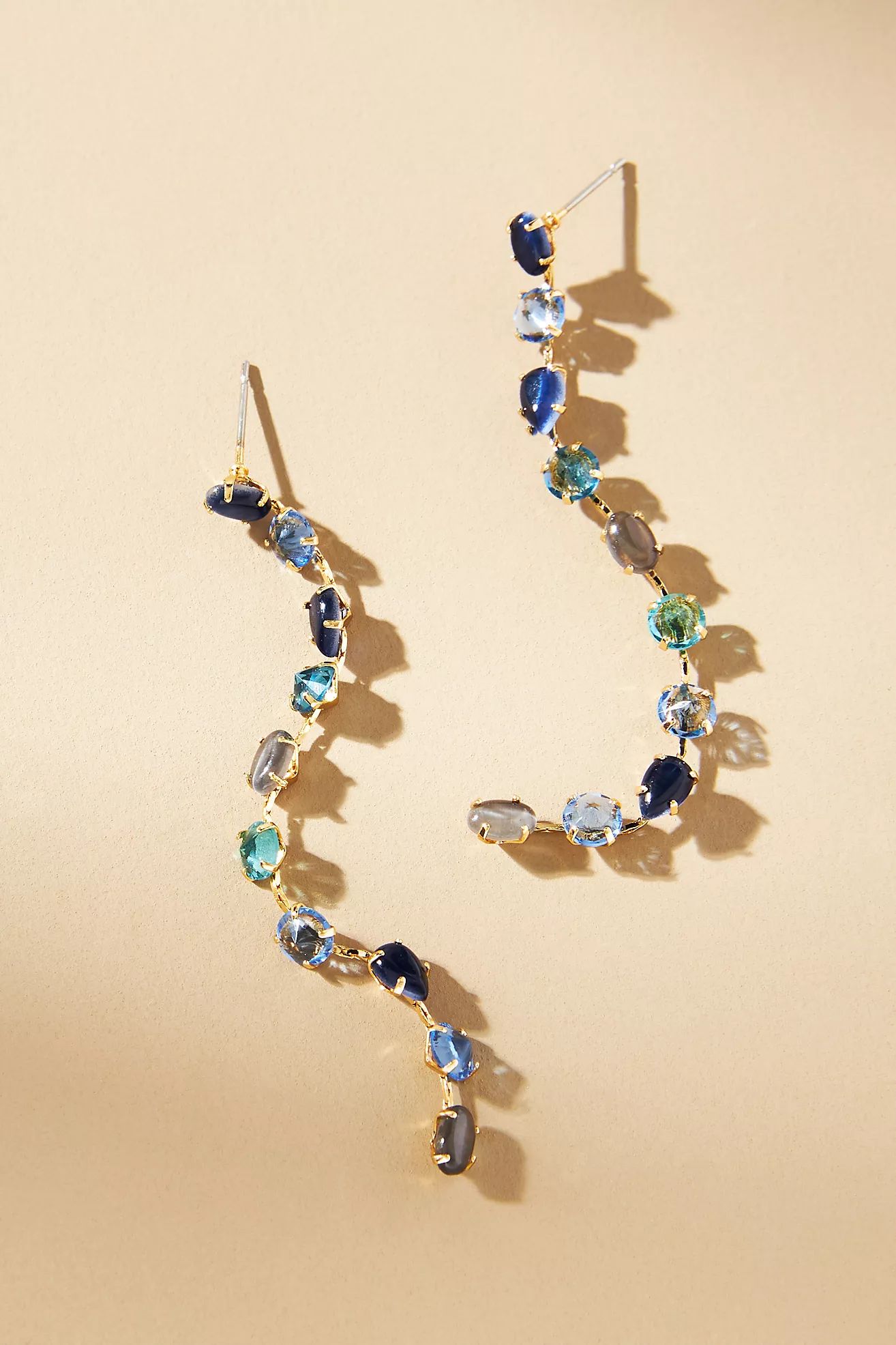 Festive Crystal Drop Earrings | Anthropologie (US)