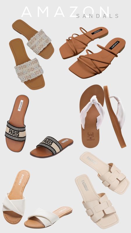 Amazon sandals 
#sandals 

#LTKfindsunder50 #LTKsalealert #LTKshoecrush