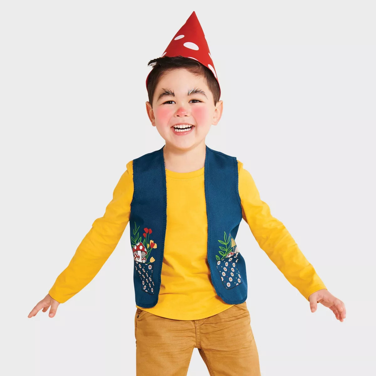 Toddler Gnome Halloween Costume Vest with Headpiece One Size - Hyde & EEK! Boutique™ | Target