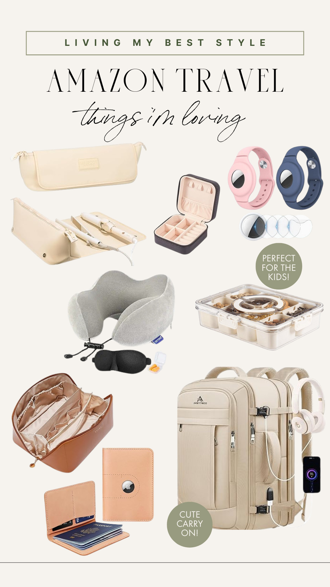 EACHY Travel Makeup Bag,Large … curated on LTK