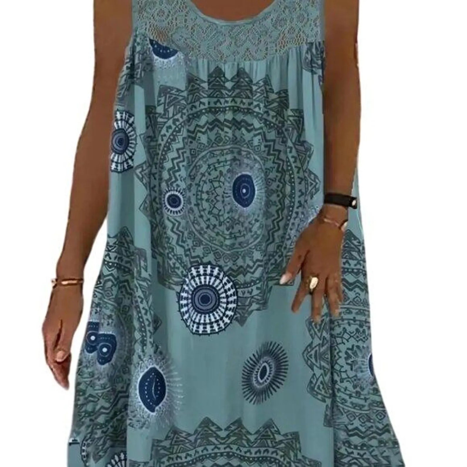 Geometric print dress. Great for vacation or to wear anytime. This dress will be one that you will keep on repeat. #ltkvacation #ltk ad

#LTKootd #LTKPlusSize #LTKMidsize