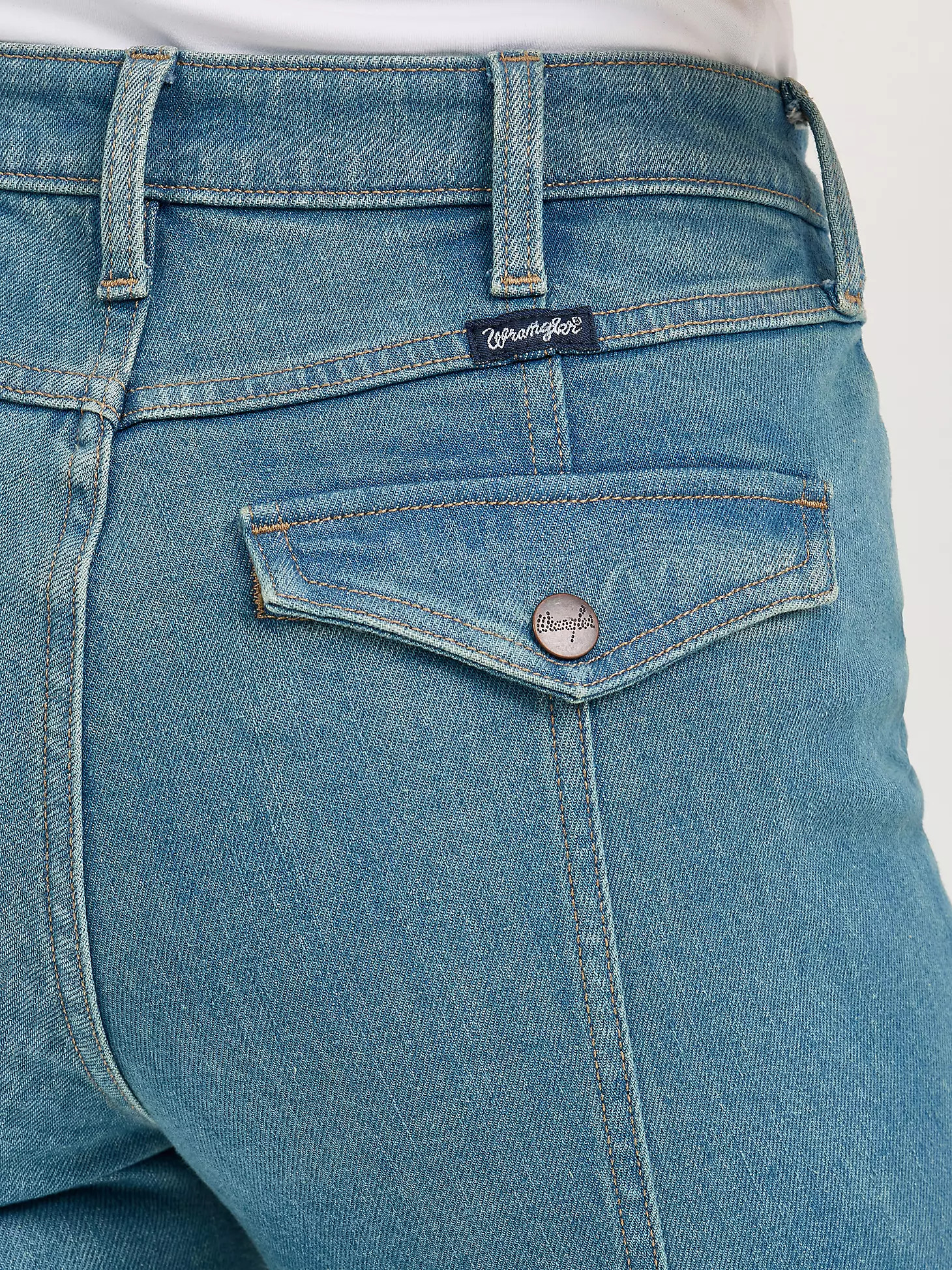 Women's Wrangler Retro® Bailey High Rise Pintuck Trouser Jean | Wrangler