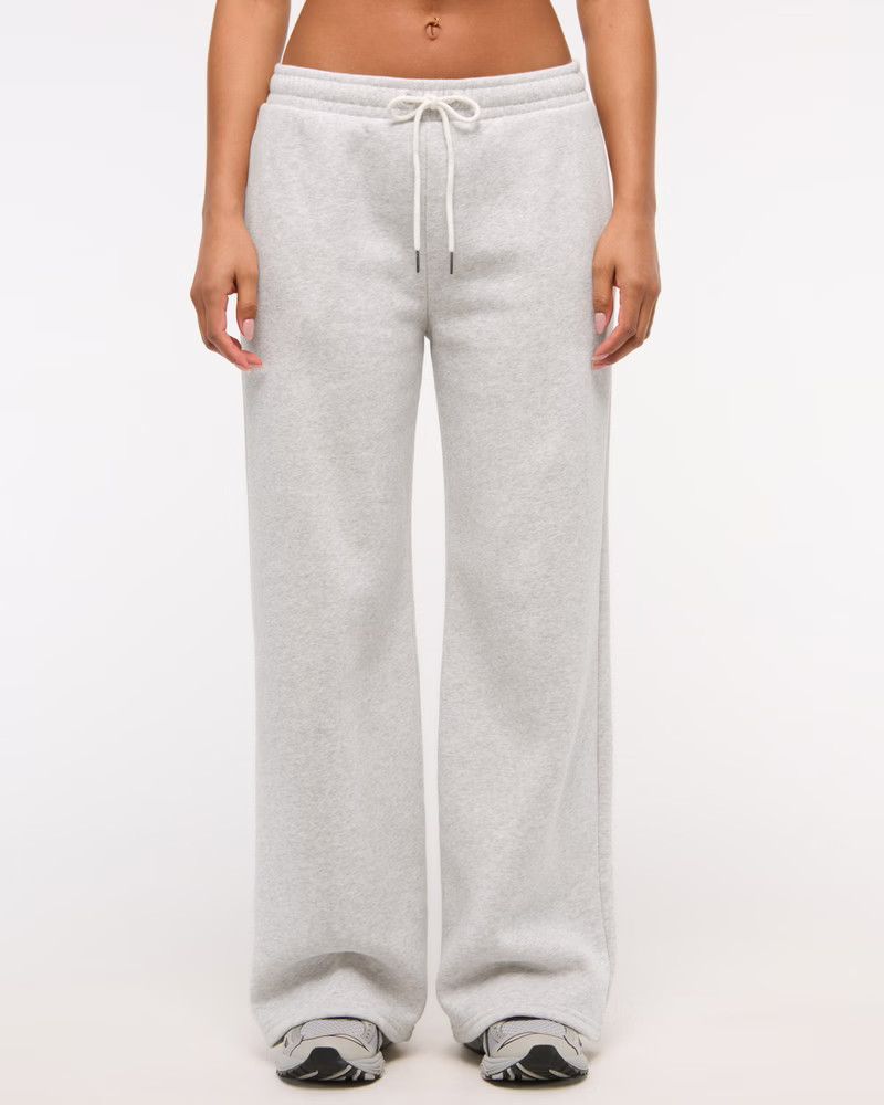 High Rise Wide Leg Sunday Sweatpant | Abercrombie & Fitch (US)