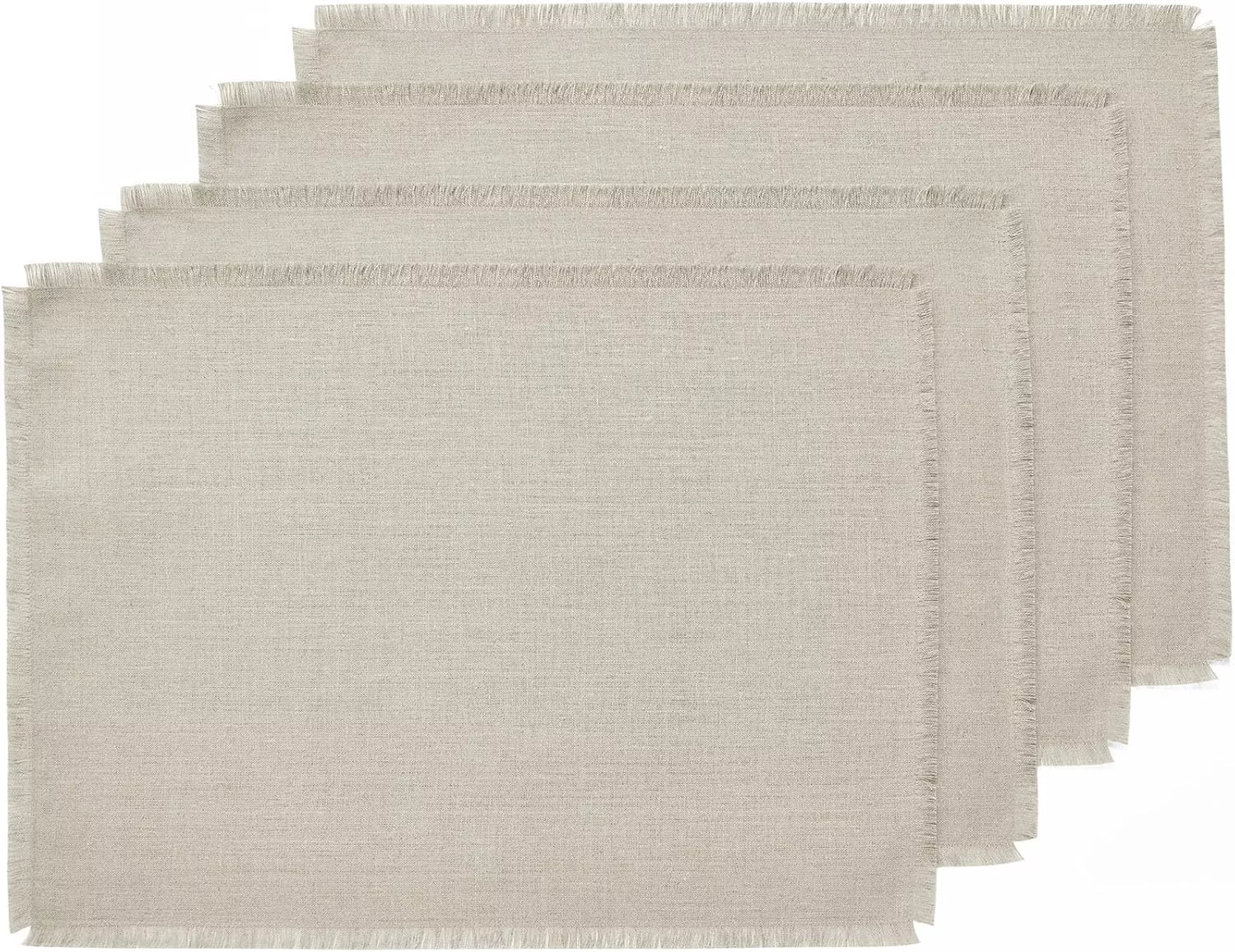 Falling Leaves - 100% Pure Linen Placemats (Set of 4) Solino Home