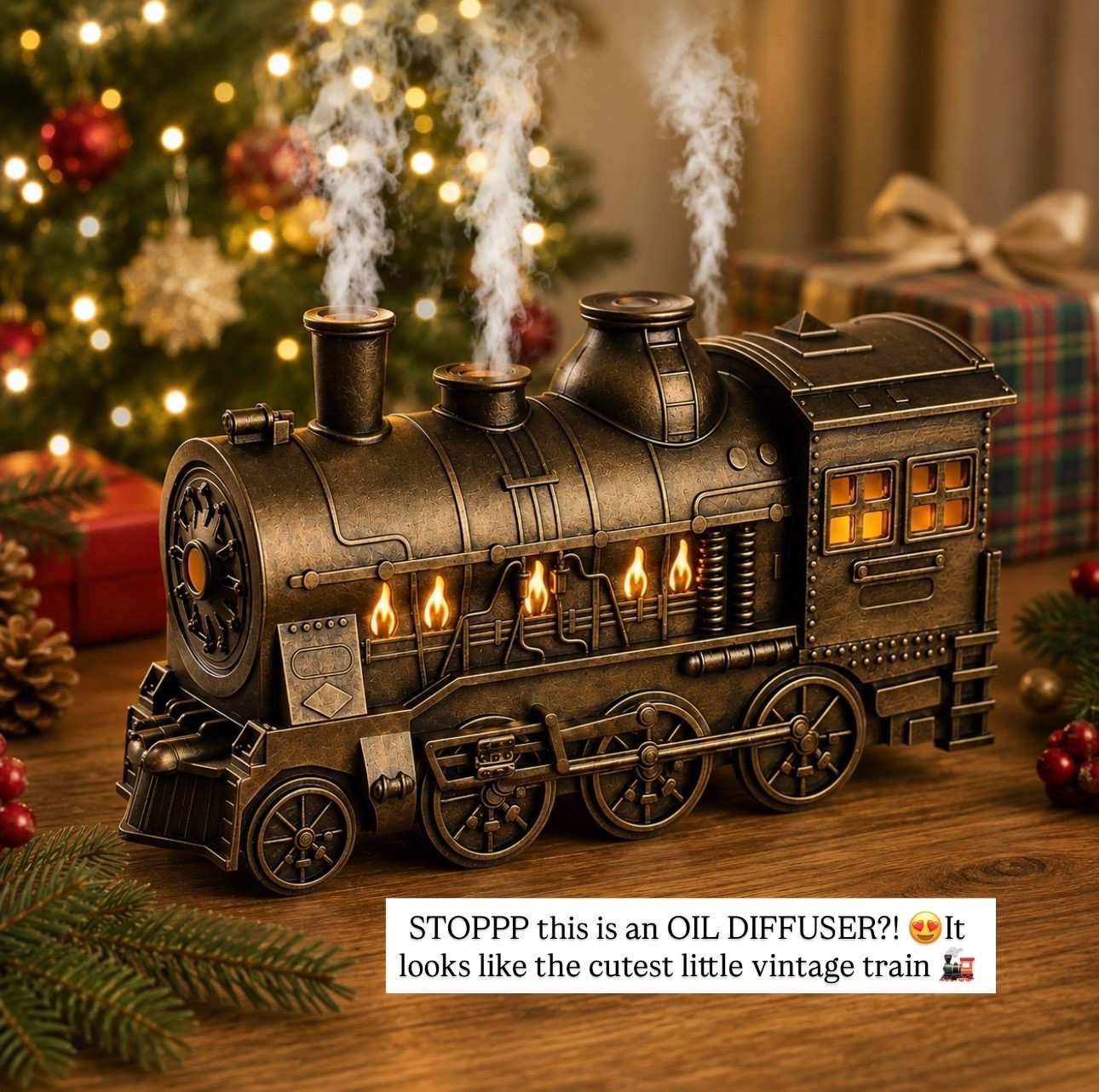 Travel back in time with this adorable train oil diffuser. The perfect holiday addition!

#LTKSaleAlert #LTKHome #LTKSeasonal