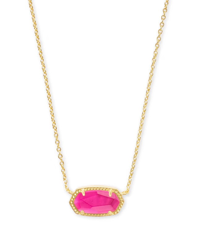 Elisa Gold Pendant Necklace in Azalea Illusion | Kendra Scott | Kendra Scott