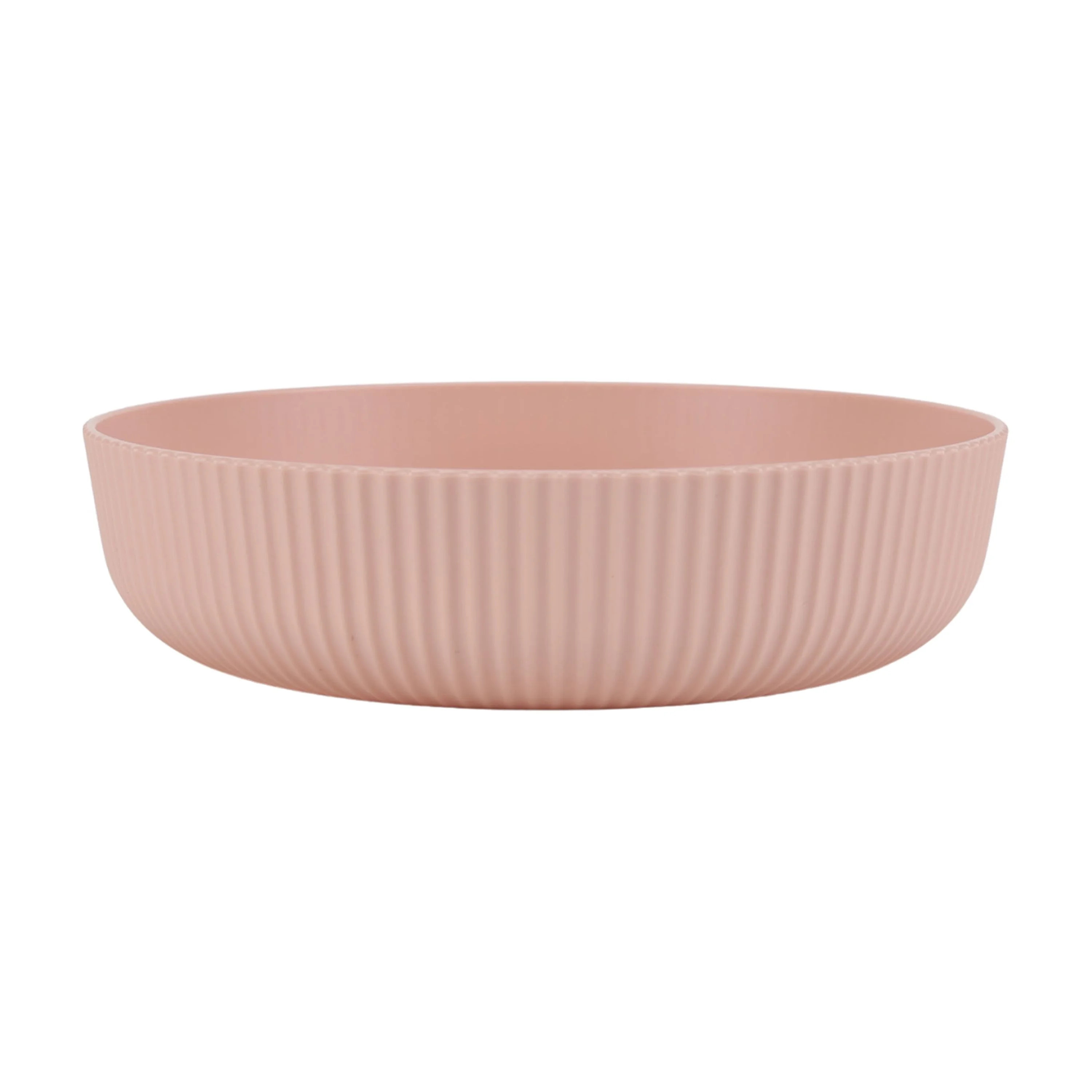Mainstays Eco-Friendly 43-Ounce Plastic Round Dinner Bowl, Pink | Walmart (US)