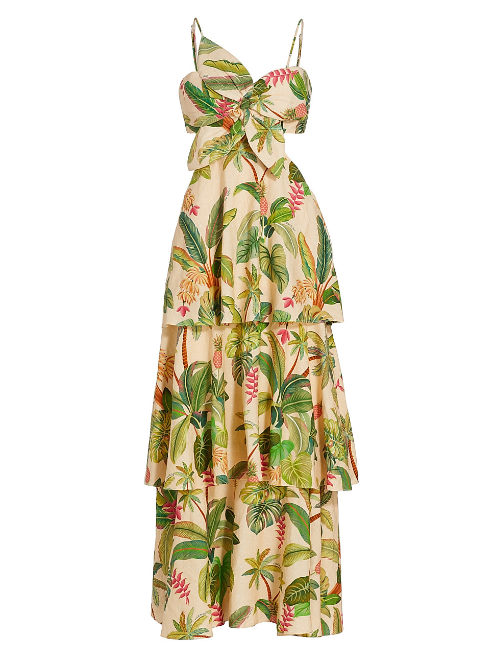 Farm Rio Fruit Forest Ruffled Maxi Dress | Saks Fifth Avenue