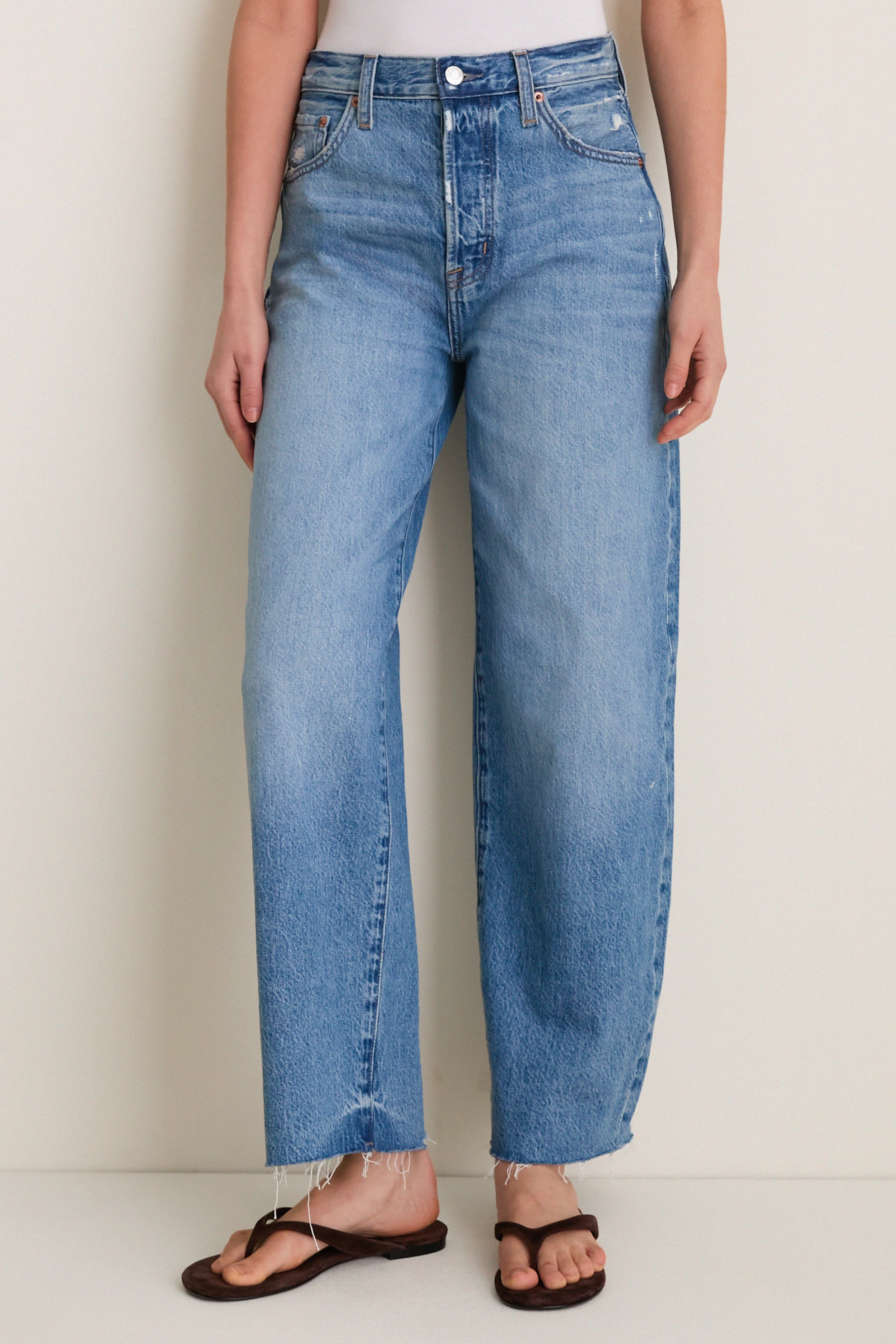Ablaze High Rise Bowed Wide Leg Tate Crop | Tuckernuck (US)
