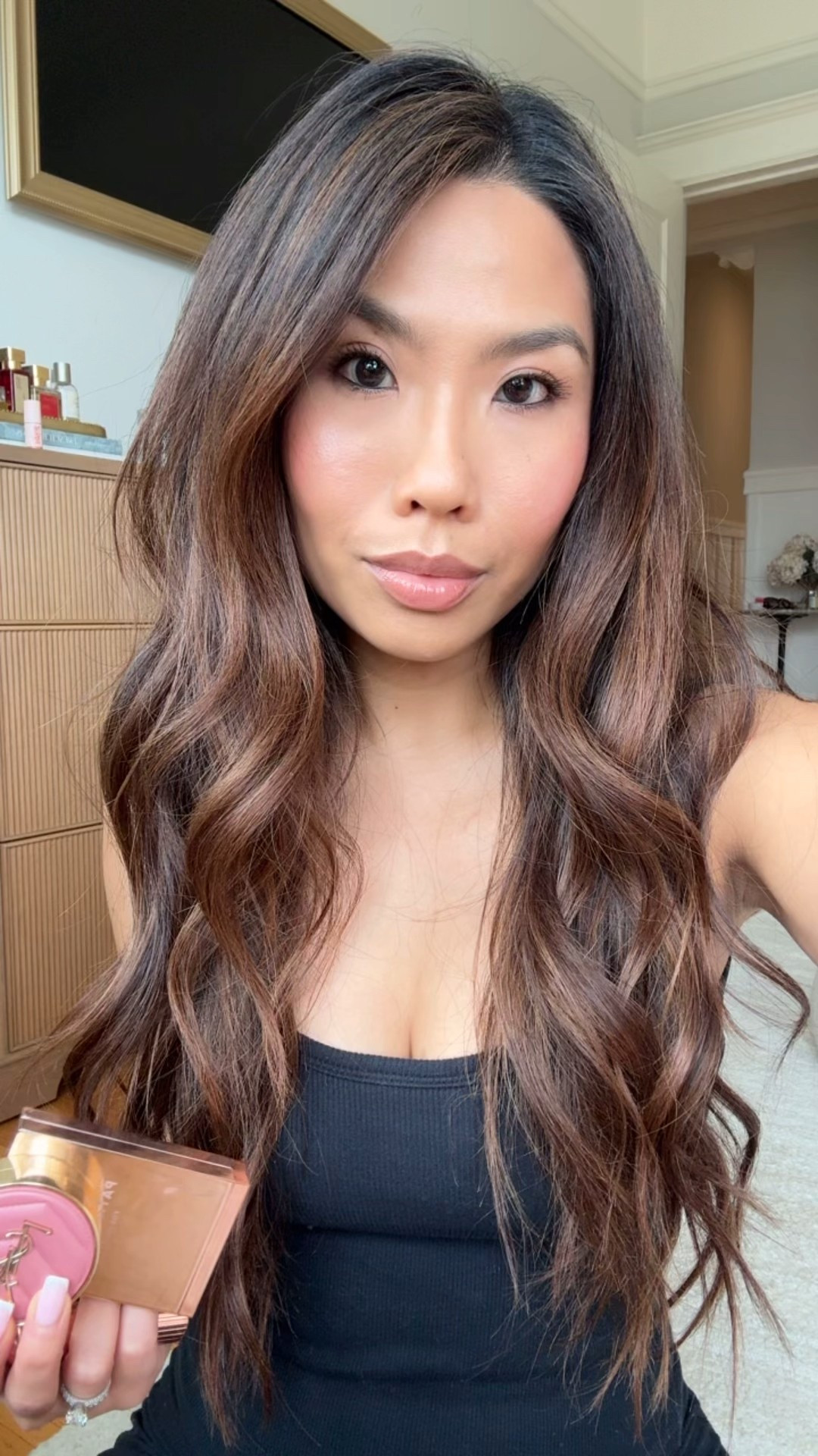 Blush and lip combo of the day! 

Blush combo: 
YSL 45 Nude Lavelliere
Patrick Ta She’s Seductive

Lip combo:
Liner - Toasty
Lipstick - Nude Kate
Lipgloss - N4 East Coast

#LTKBeauty