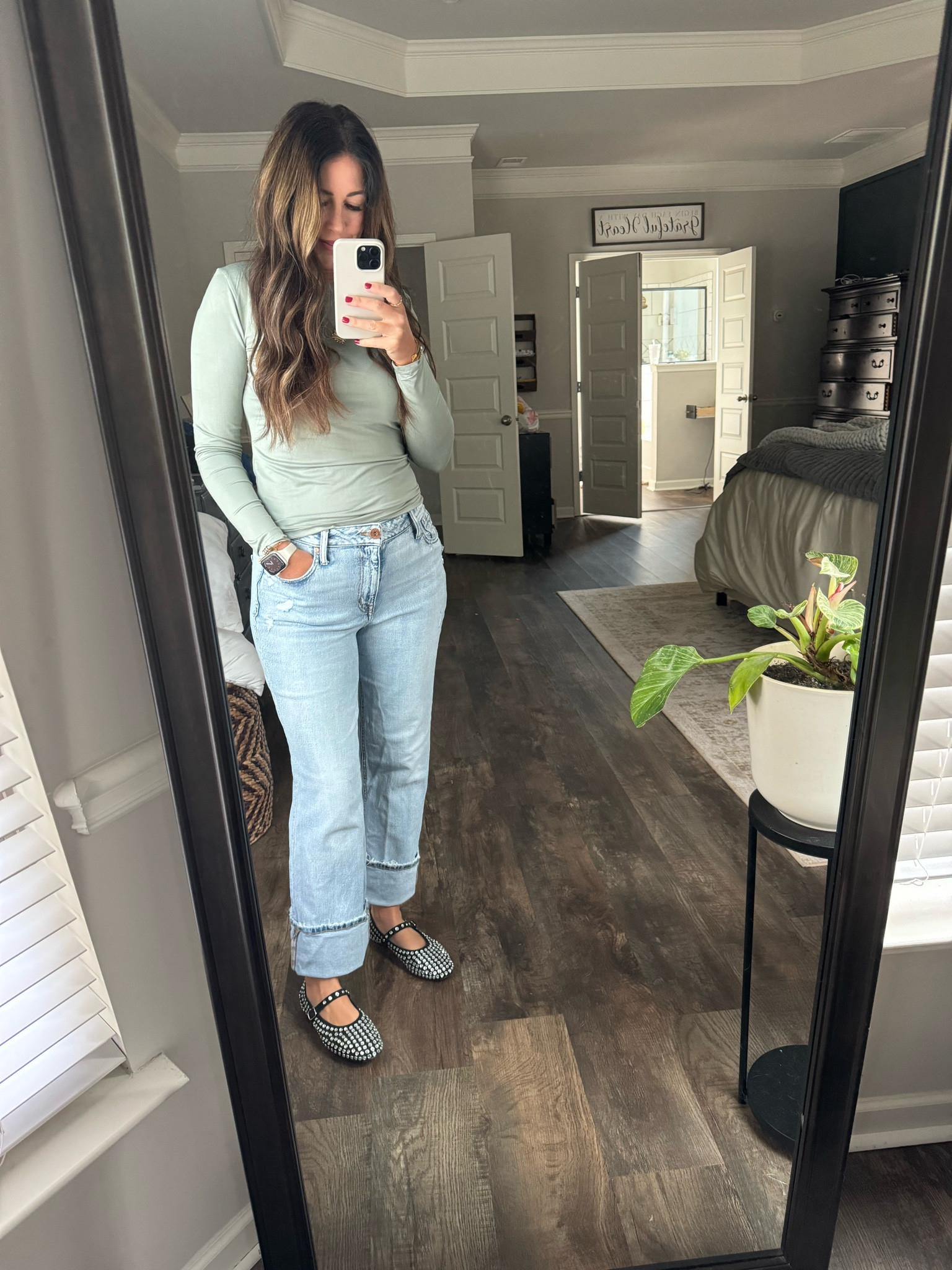 #millennialmom #rhinestoneflats