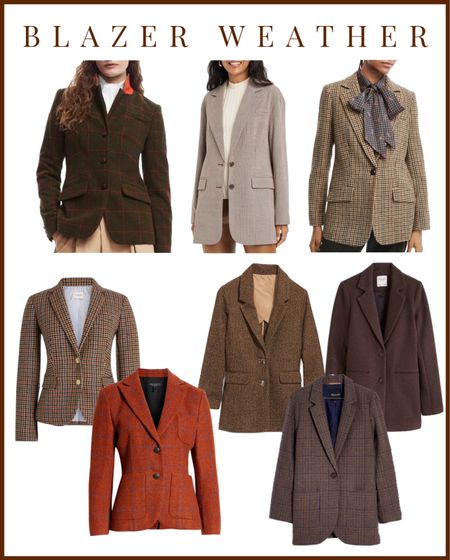Blazer weather. Blazers. Suited wears. Ladies blazers. 

#LTKstyletip #LTKSeasonal