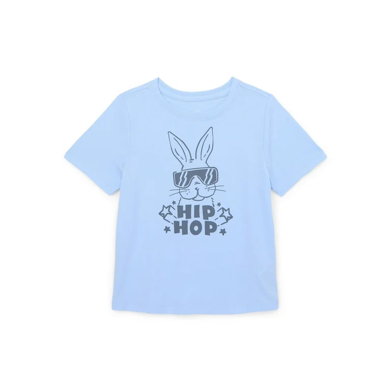 Way To Celebrate Toddler Girl Easter Short Sleeve Graphic T-Shirt, Sizes 12M-5T | Walmart (US)
