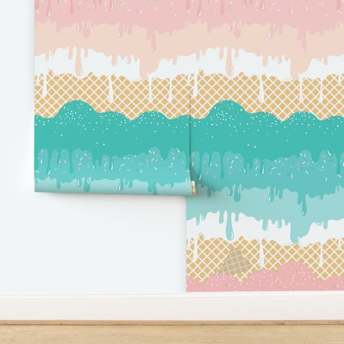 Pastel Rainbow Icecream  Wallpaper bymichelleaitchison96.14EUR2030-01-01€ 96.14€ 120.1720% ... | Spoonflower