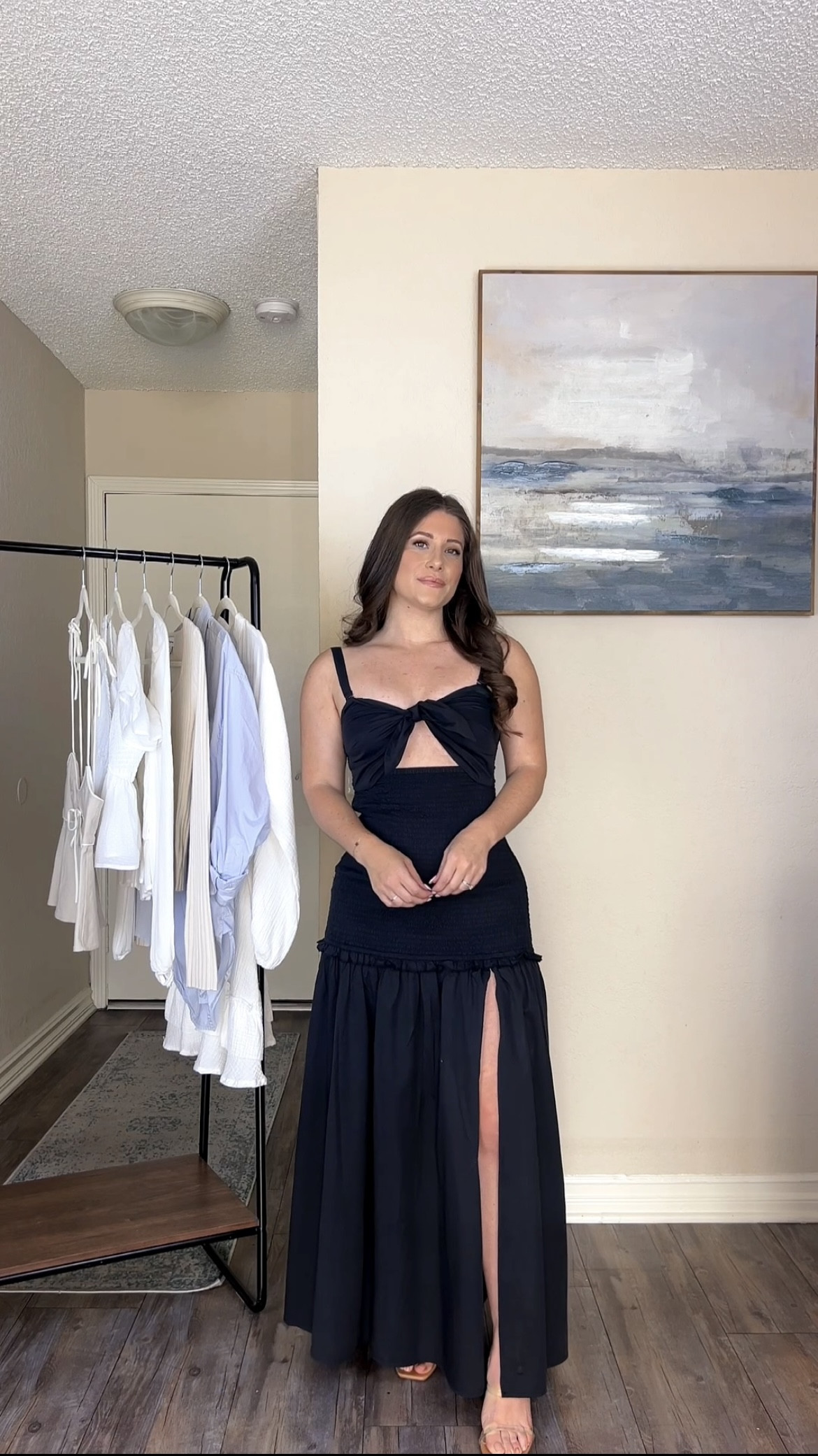 The Drop Women's Convertible Strapless Smocked Waist Maxi Dress | Amazon (US)