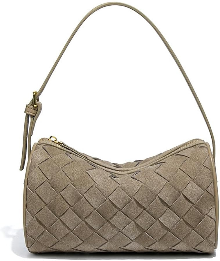 Mini Woven Leather Bag，Small Woven Handbag，Small Clutch Purses，Mini Leather Top-handle Bags... | Amazon (UK)