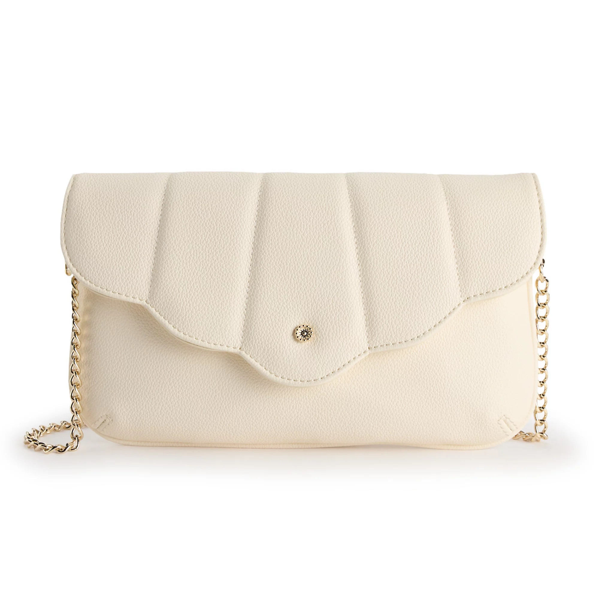 LC Lauren Conrad Suri Scallop Flap Crossbody Bag | Kohl's