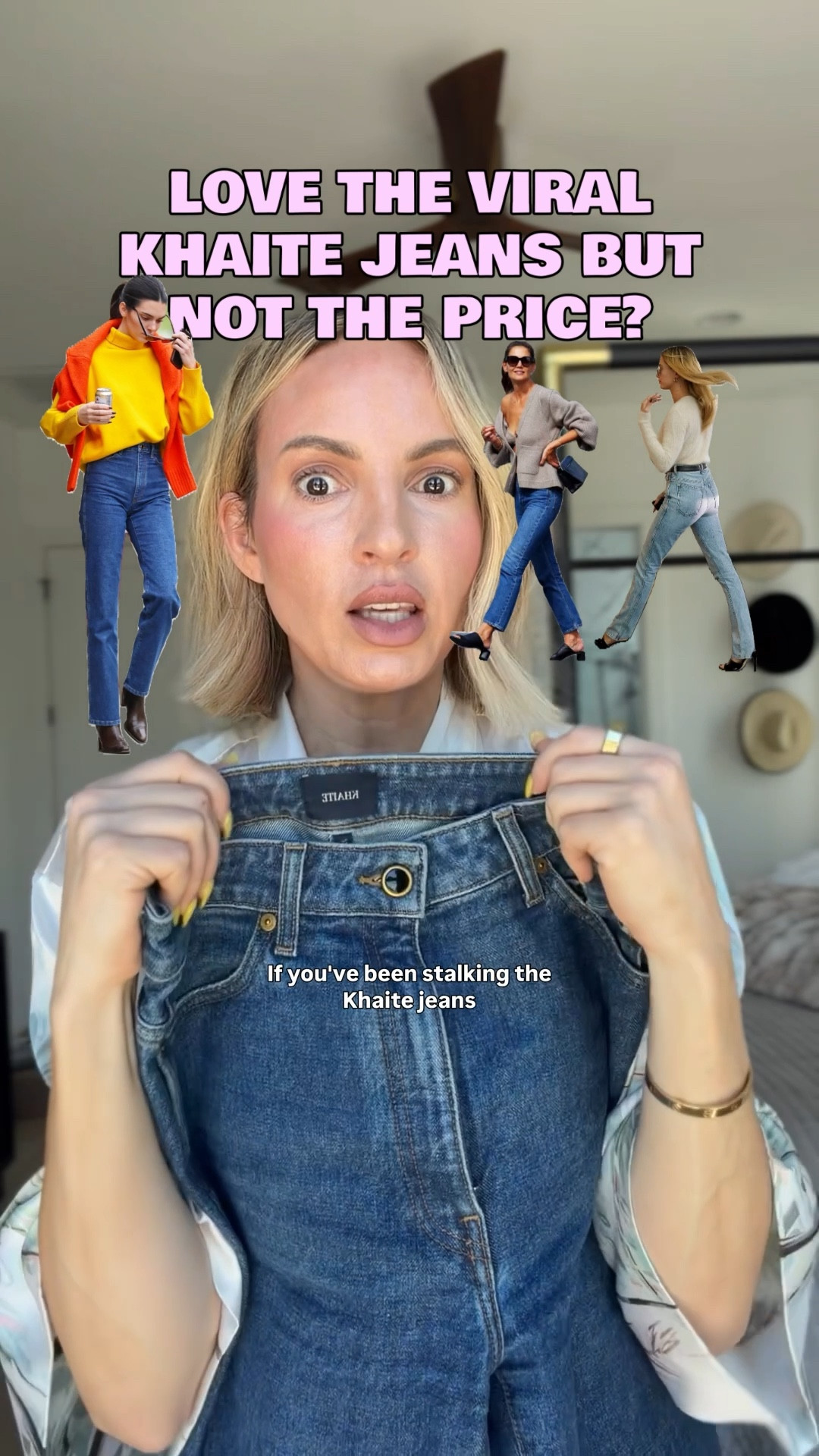 I’m wearing my usual size! I own the Khaite  jeans so it’s easy for me to compare the two. Like I said, they’re a little bit shorter than the Kate jeans but not drastically. I’m 5’10￼

#LTKTall #LTKOver40 #LTKstorytime