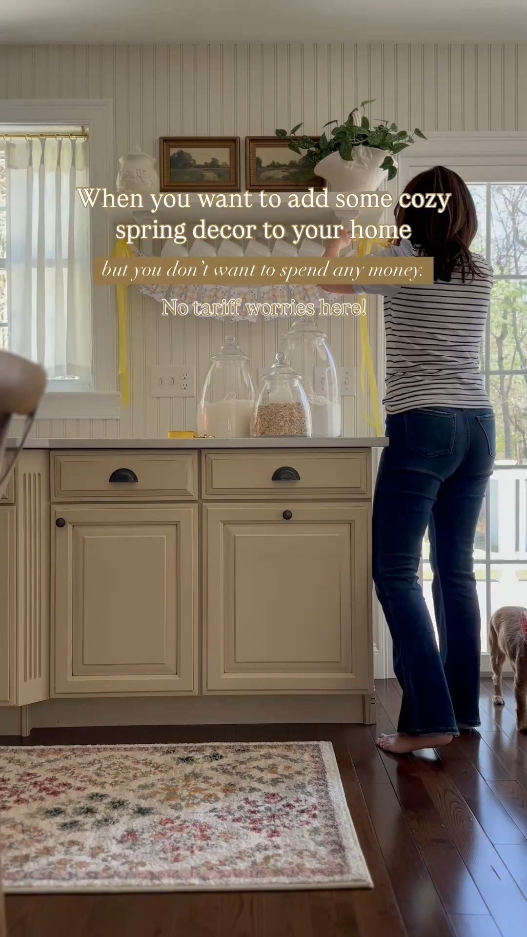 Cozy spring DIY that won’t cost toy much money. 

#LTKHome #LTKWatchNow