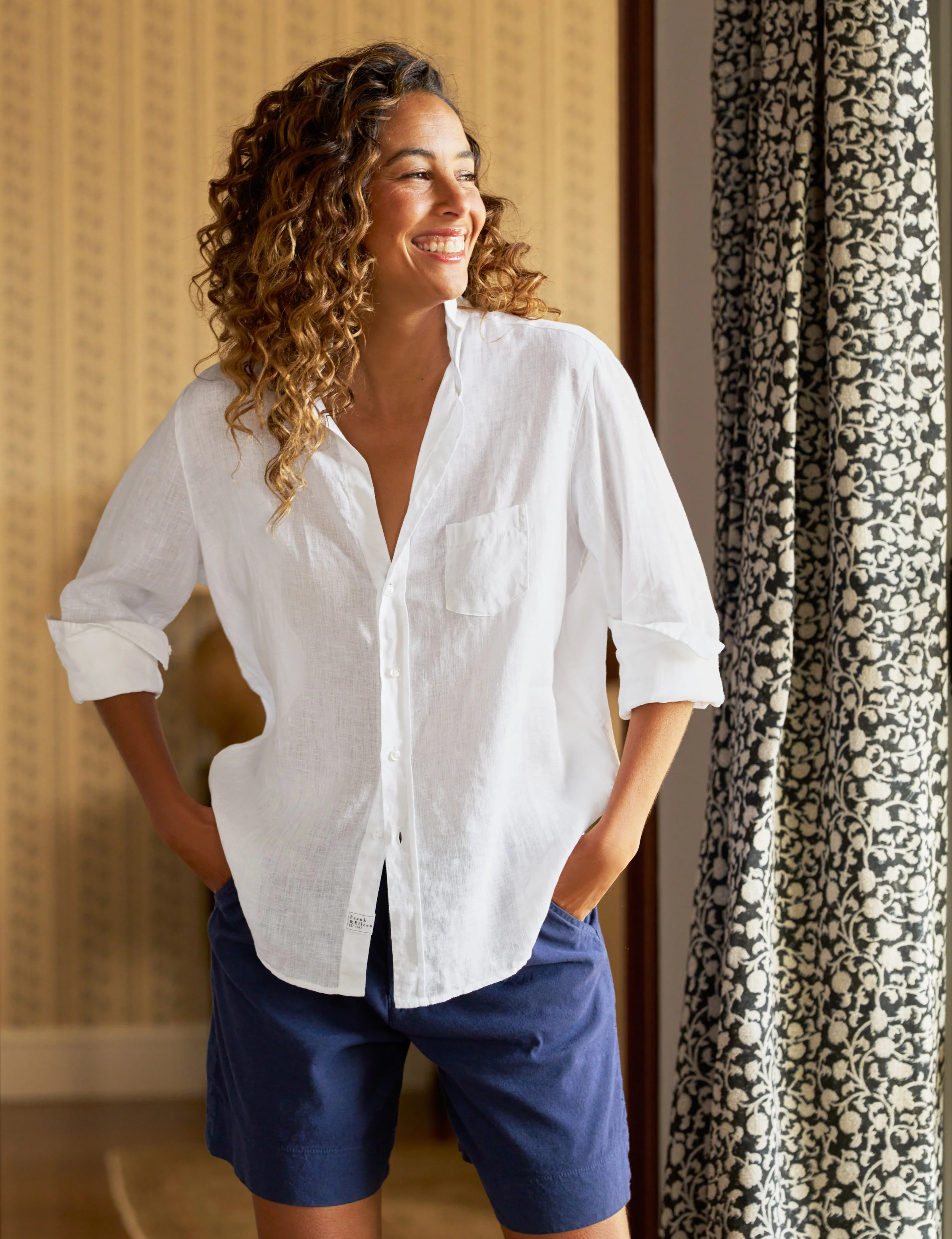 EILEEN White, Italian Classic Linen | Frank & Eileen