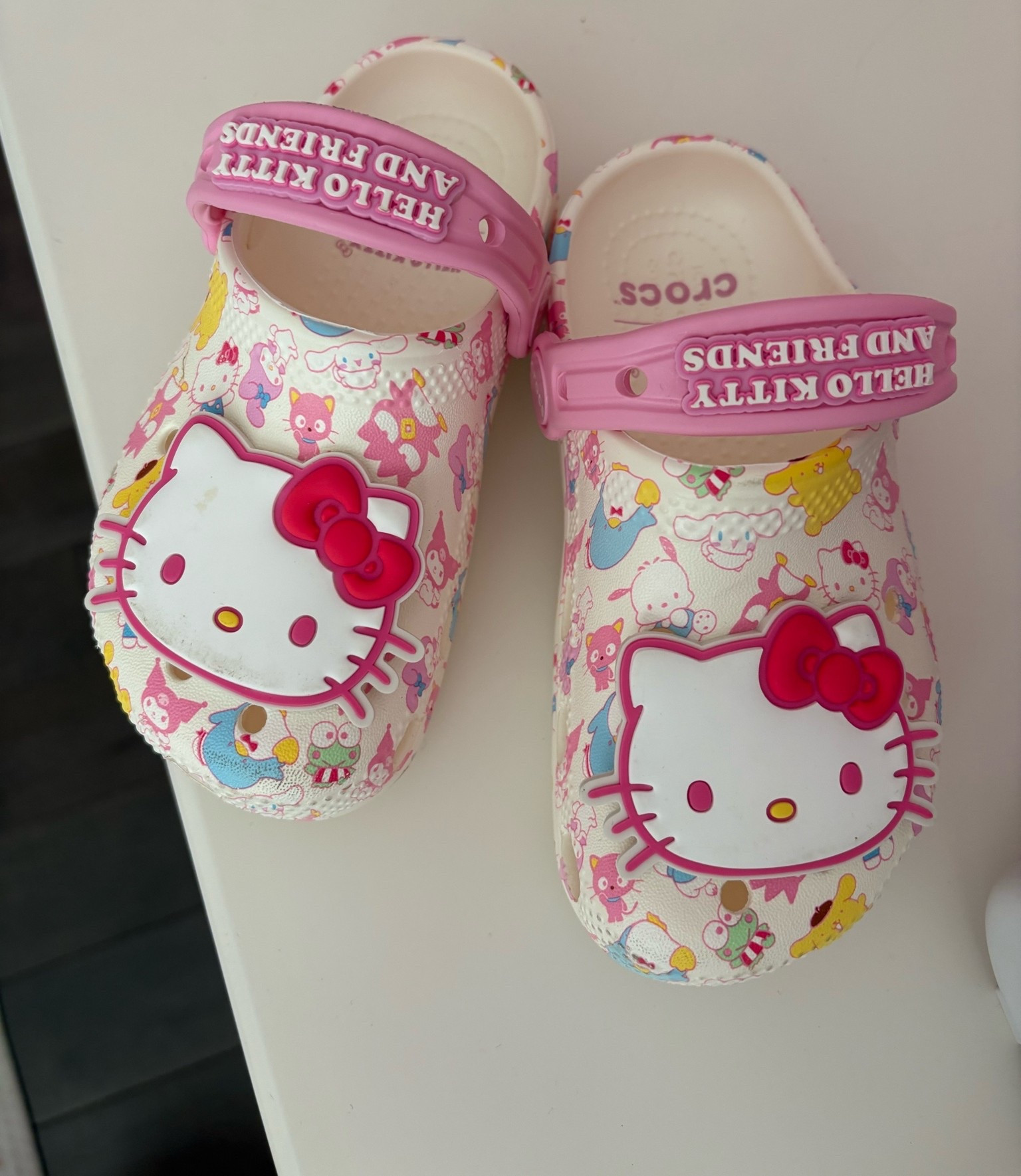 Toddler girl Hello Kitty crocs

#LTKKids