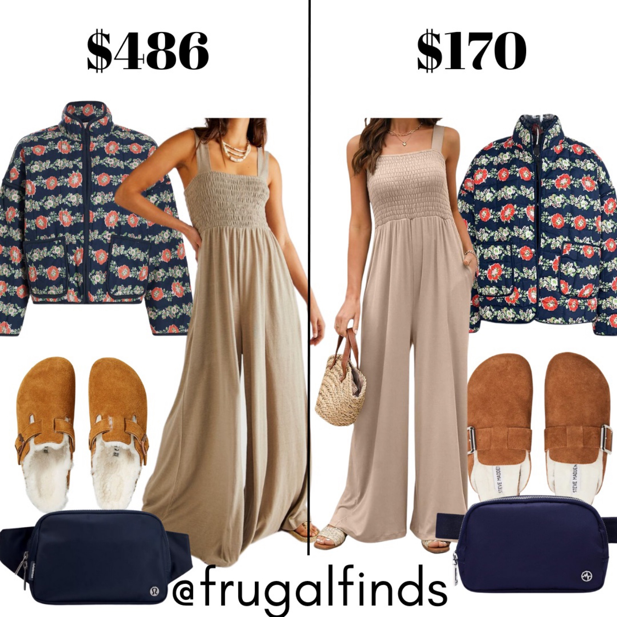 Another look alike outfit! The Steve Madden clogs look like Birkenstocks! Only $70! And the belt bag? Can’t get over it. This may be my favorite look-for-less set yet!

#LTKstyletip #LTKshoecrush #LTKfindsunder50