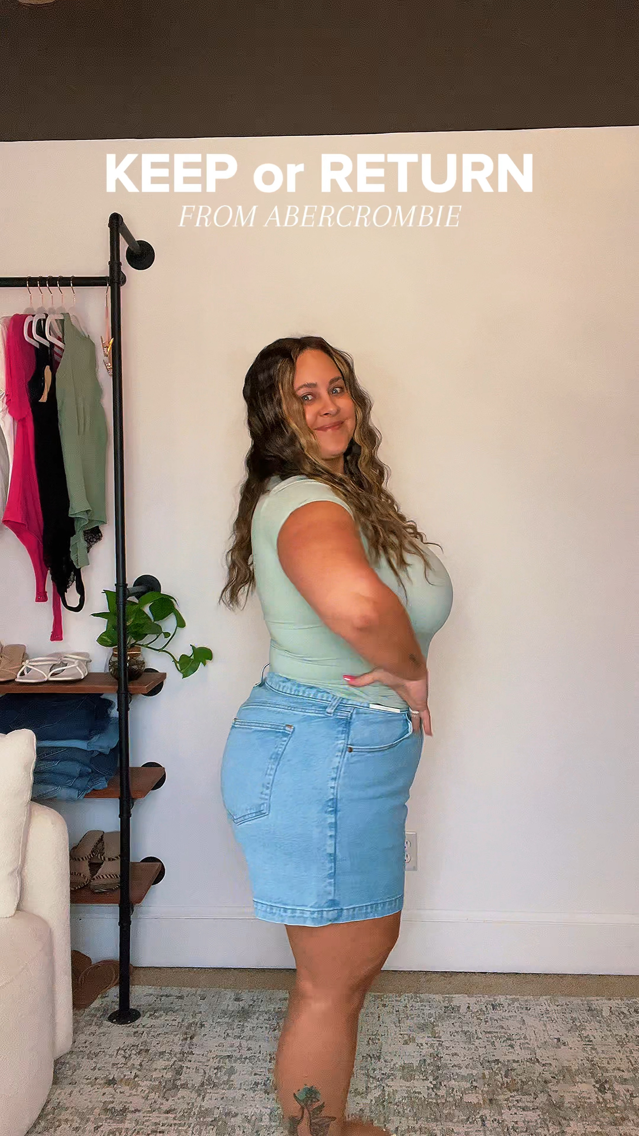 USE CODE DRESSFEST TO SAVE 15% on the dress (already discounted) 

Abercrombie curve love high rise dad shorts on a size 14-16! 

SIZING REFERENCE: I’m 5’2”, typically a size 14-16, 38J bust 

SHORTS: I’m wearing these in a size 33! I do have a bit of room in the waist, but no gapping! Just enough for a comfortable fit! Pairs 1 and 2 have lower stretch, but the cut still fits very well and I love the lower tummy control! 

DRESS: I’m in a size XL petite! The bust isn’t a perfect fit, it is a bit tight in the front but has a bit of gapping on the side. I have the straps on the *loosest* setting but still feel mild support. Fashion tape would be required. It also has a lining but I’d want a shaper short to keep the dress from riding up! 

#curvydenim #shorts #casualoutfits #summerstyle #size14 #size16 #jeans #curvelove #ltkcurves 

#LTKMidsize #LTKStyleTip