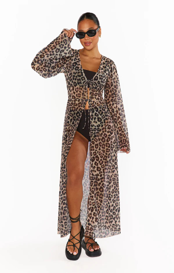 Jet Setter Robe ~ Cheetah Mesh | Show Me Your Mumu
