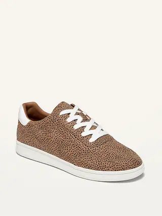 Soft-Brushed Faux-Suede Sneakers for Women | Old Navy (US)