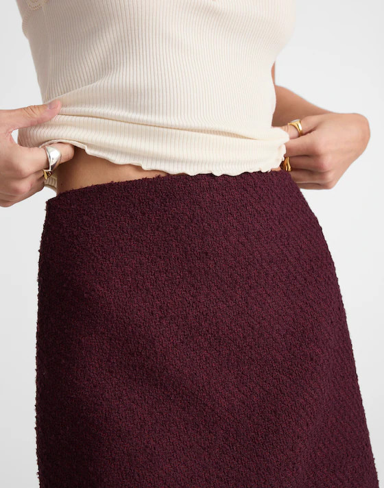 Mini Skirt in Tweed | Madewell