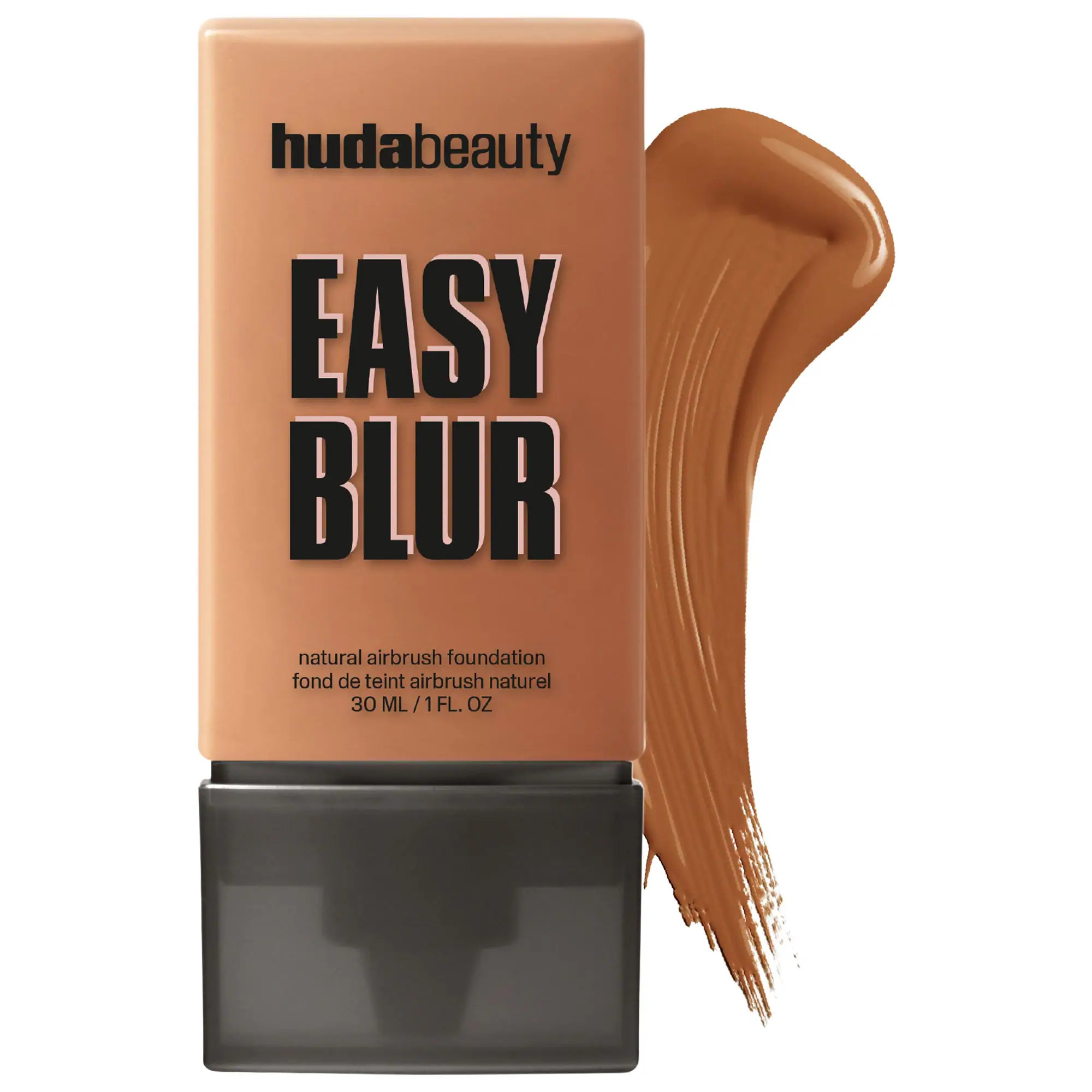 HUDA BEAUTY Easy Blur Natural Airbrush Foundation with Niacinamide Cocoa 510R 1 oz / 30 mL | Sephora (US)