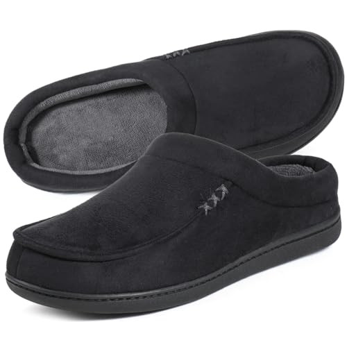 ULTRAIDEAS Men's Nealon Moccasin Clog Slipper, Slip on Indoor/Outdoor House Shoes | Amazon (US)
