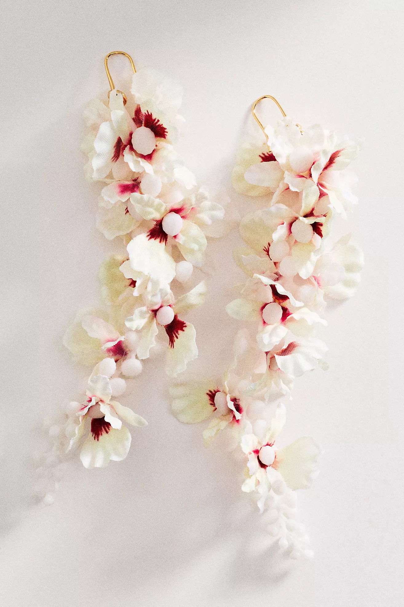 By Anthropologie Petal Cascade Statement Drop Earrings | Anthropologie (US)