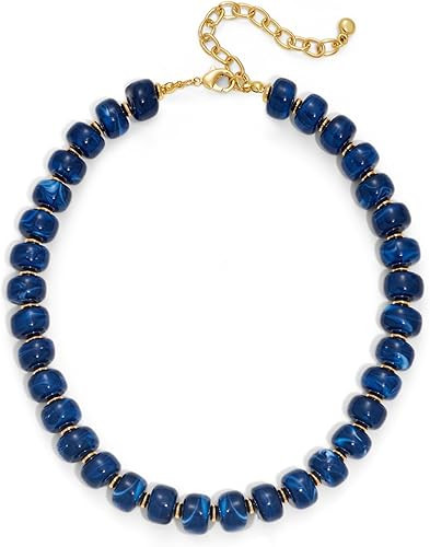 Beaded necklace for Women Boho Bead Chunky Necklace Big Bead Necklace Fashion Trendy Summer Color... | Amazon (US)