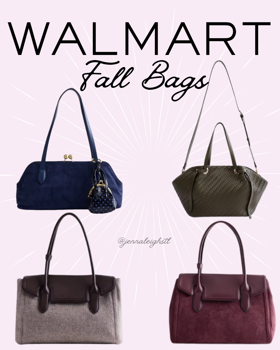 Walmart 🤝 fall bags 

 #LTKSeasonal #LTKMidsize #LTKWorkwear