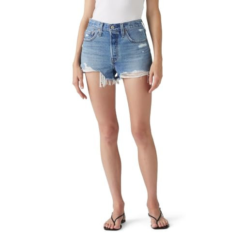 Levi's Women's 501 Original Shorts (Also Available in Plus), (New) Blow Big Horns, 27 | Amazon (US)