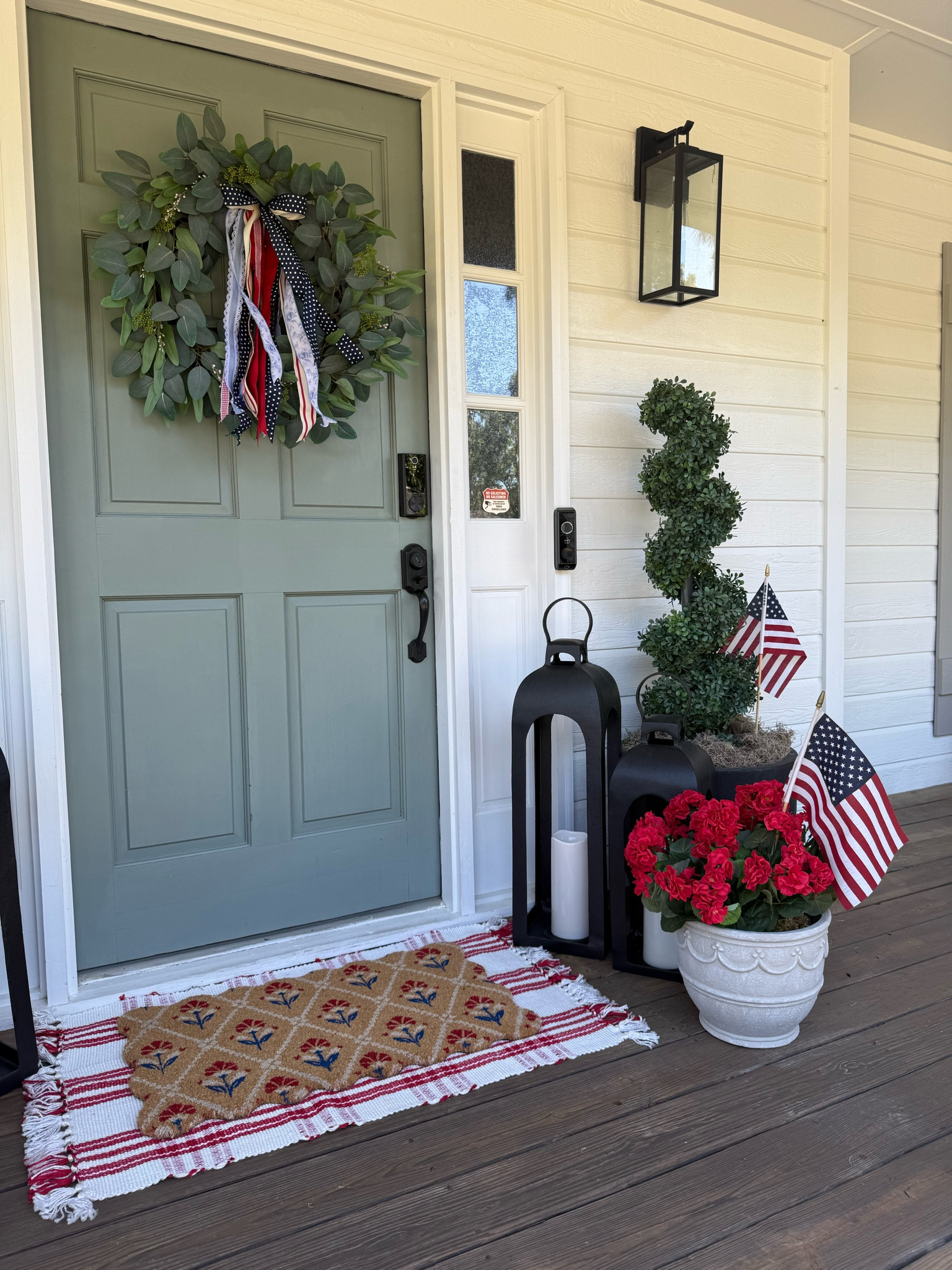 Summer Porch 2026
Americana porch
Red, white and blue porch Americas 250th Birthday year

#LTKHome #LTKSeasonal #LTKmomlife