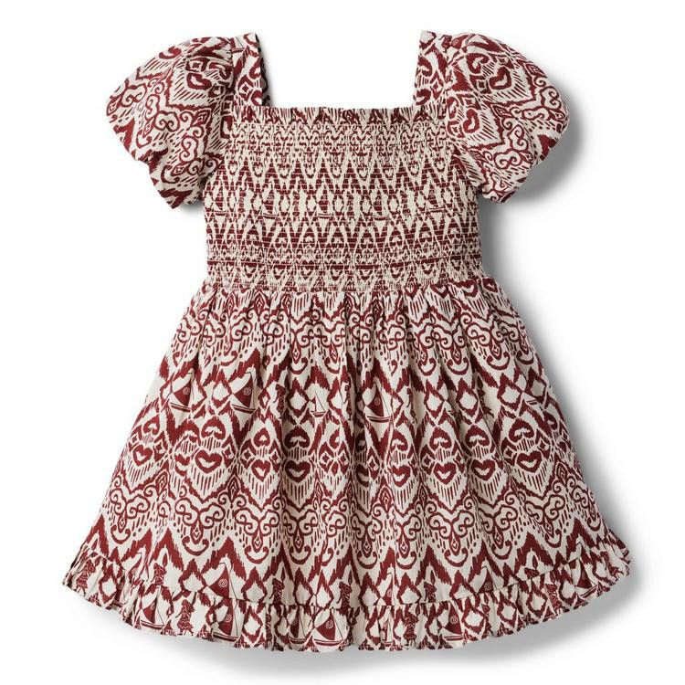 Disney Moana Ikat Smocked Dress | Janie and Jack