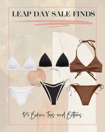 Bikini tops and bottoms only $15 at Aerie! 

#LTKtravel #LTKsalealert #LTKswim