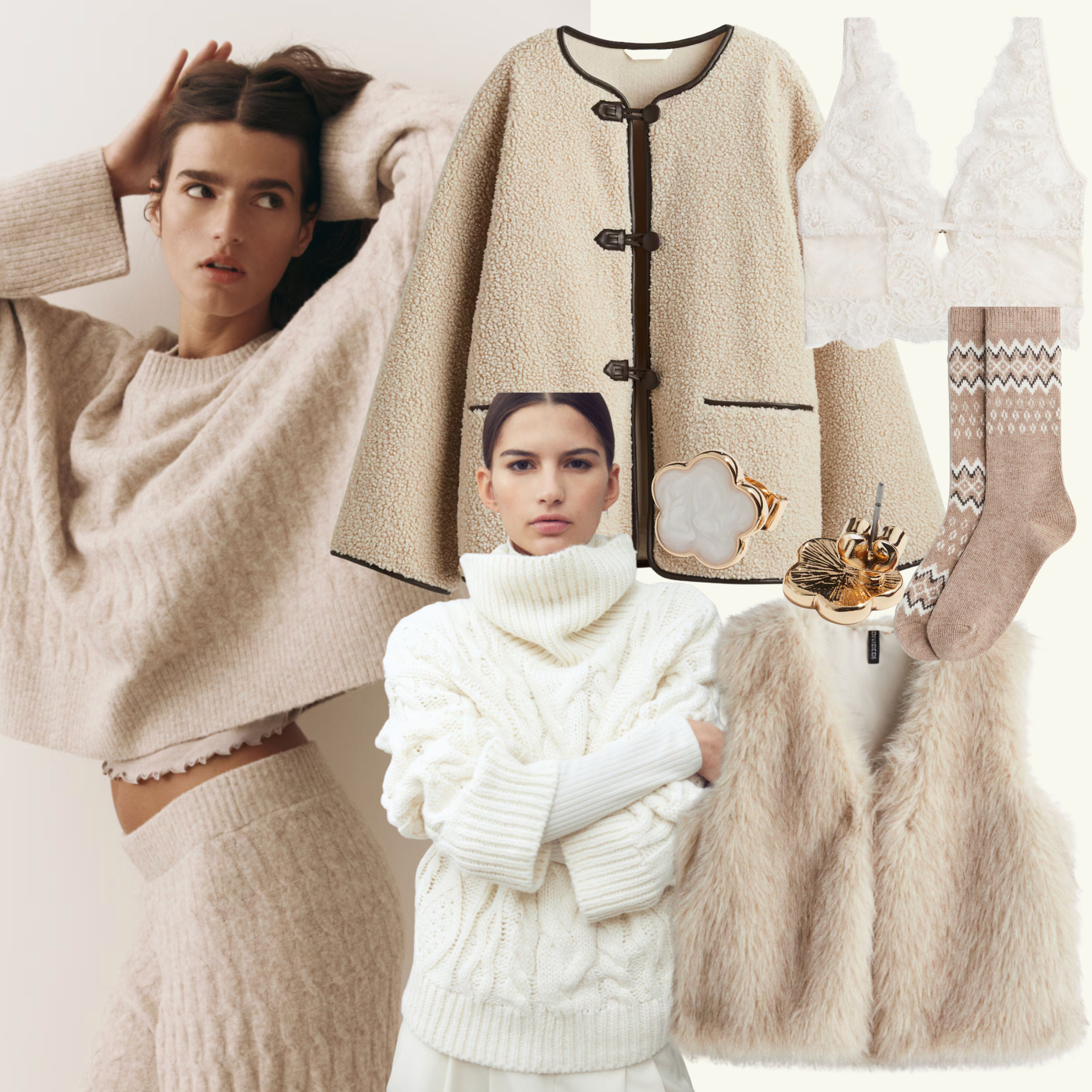 My Autumn wardrobe basics from the high-street 🤍 Neutral pieces, capsule wardrobe, Borg jacket, cable knit co-ords 🫶🏻 Autumn style, classic outfits.  

 

#LTKuk #LTKautumn #LTKmodest