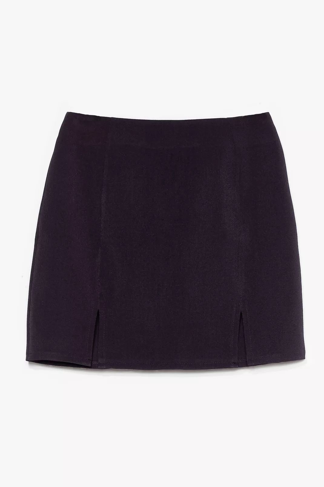Double Slit High Waisted Woven Mini Skirt | NastyGal (UK, IE)