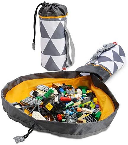 Creative QT SlideAway On-The-Go Mini Toy Storage Bag and Play Mat – Available in Multiple Patte... | Amazon (US)