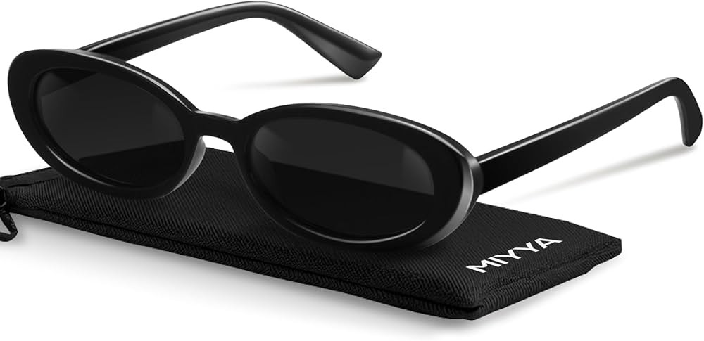 miyya 2025 Polarized Oval Sunglasses with UV Protection - Multiple Trendy Colors & Patterns | Amazon (US)