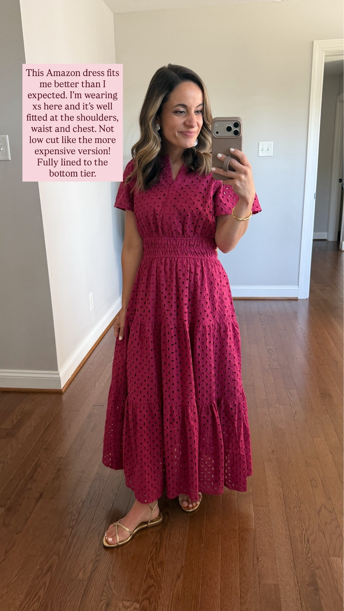 A few budget friendly dresses I’ve tried recently! 

Eyelet dress (Amazon): xs